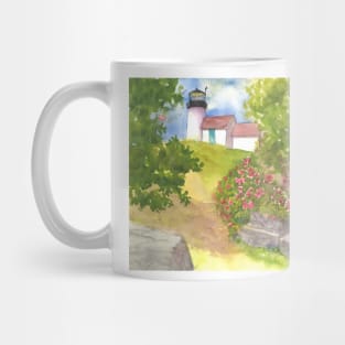 Burnt Island LIghthouse in Maine Mug